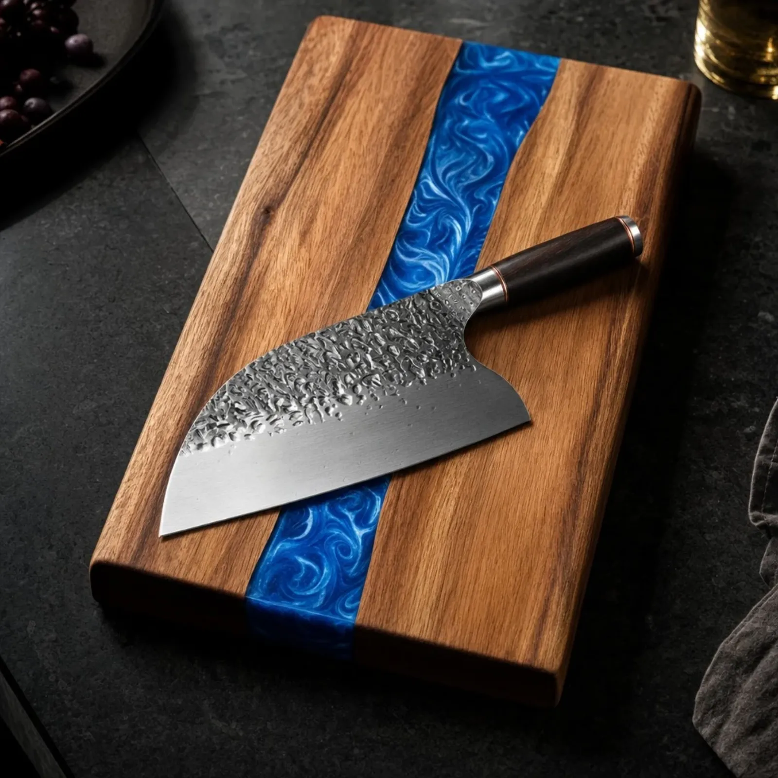 Mister Teuchi 8" Hand-Forged Chef Knife