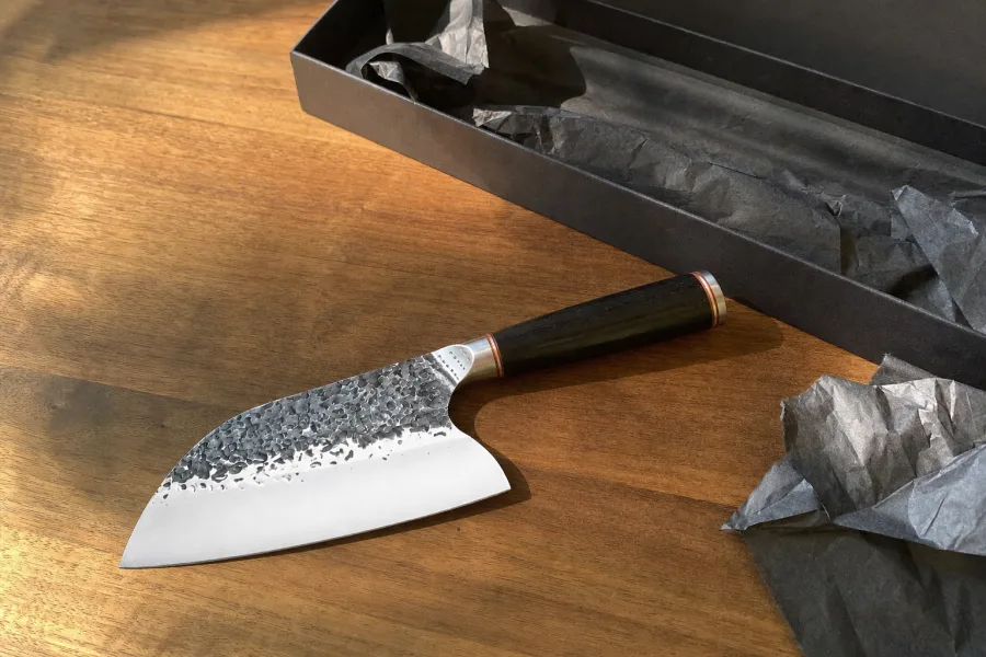 Customer photo: just unboxed on a kitchen table