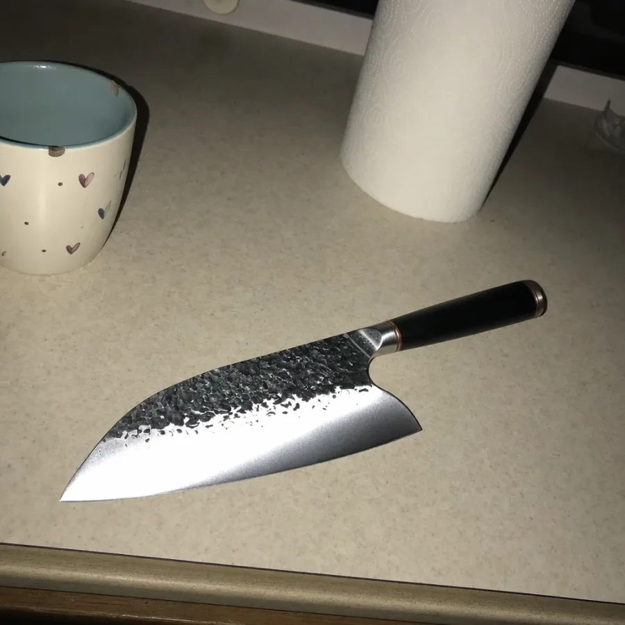 Customer photo: night snapshot on the kitchen counter
